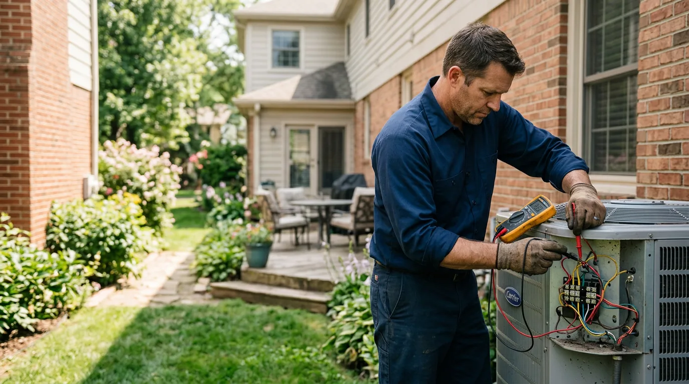 HVAC technician working near Mount Tabor, NJ